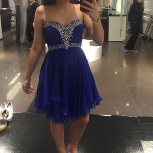 Beautiful, short semi formal dress.